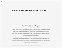 Tablet Screenshot of boostweddingphotographysales.com